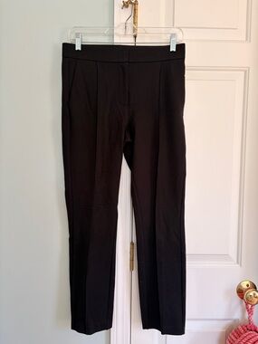 J. Crew Mario Bellucci Collab Black Straight-Leg Ponte Pant